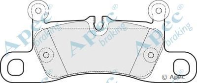 APEC BRAKING pad1796 -  Комплект тормозных колодок, дисковый тормоз